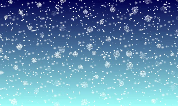 Падаючий Сніговий Фон Свято Краєвид Снігопадами Векторні Ілюстрації Зимове Снігове — стоковий вектор