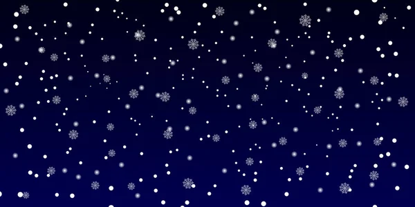 Hulló Háttér Holiday Táj Havazás Vektoros Illusztráció Téli Havazás Eps — Stock Vector