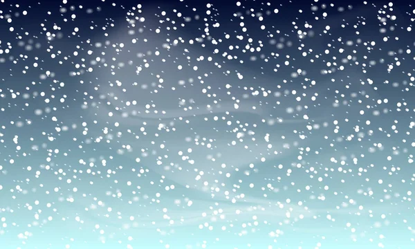 Падаючий Сніговий Фон Свято Краєвид Снігопадами Векторні Ілюстрації Зимове Снігове — стоковий вектор