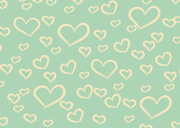 Дизайн Сердечек День Святого Валентина Векторная Иллюстрация Сердце Падение Конфетти — стоковый вектор