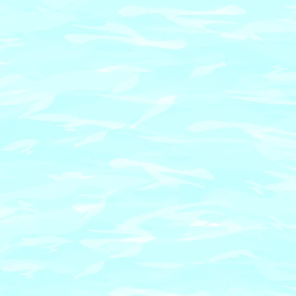 青い水彩抽象背景 海の波 カラー パターン ベクトル図 — ストックベクタ