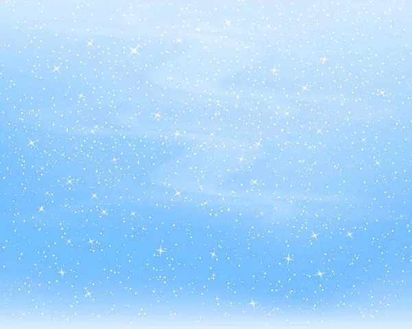 Cae Fondo Nieve Ilustración Vectorial Con Copos Nieve Cielo Nevado — Vector de stock