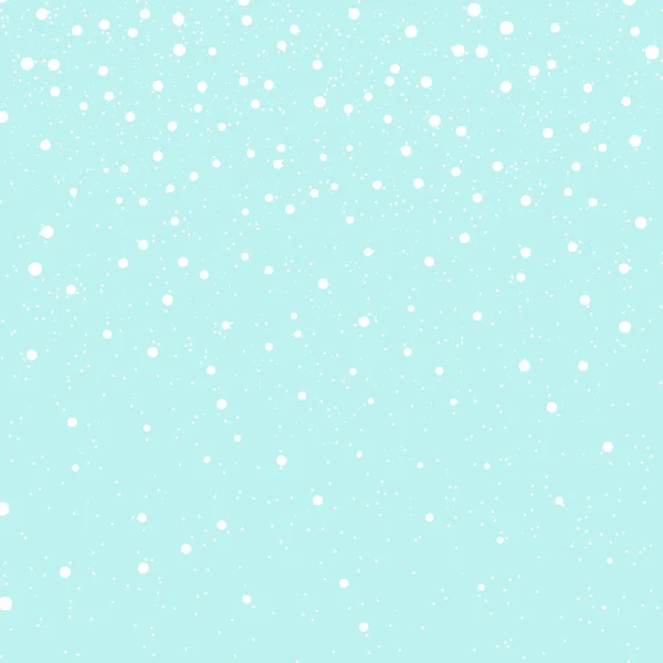 Cae Fondo Nieve Ilustración Vectorial Con Copos Nieve Cielo Nevado — Vector de stock