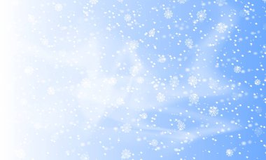 Düşen kar arka plan. Kar yağışı ile tatil manzara. Vektör çizim. Gökyüzü kar kış. EPS 10.