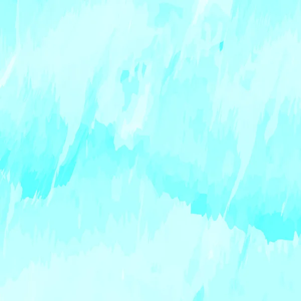 Blå Vattenfärg Abstrakt Bakgrund Moln Sky Havsvågor Färgmönster Vektorillustration — Stock vektor