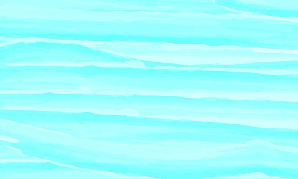 Azul Aquarela Fundo Abstrato Nuvens Céu Ondas Mar Padrão Cores — Vetor de Stock