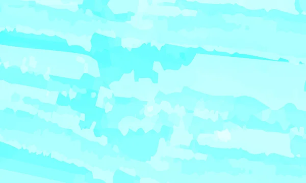 Azul aquarela abstrato volta Nuvens céu mar ondas — Vetor de Stock
