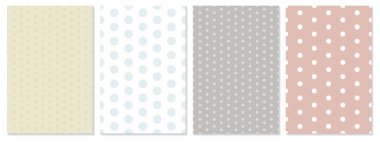 Polka dot tasarlamak vektör. Bebek arka plan.