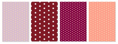 Polka dot tasarlamak vektör. Bebek arka plan.