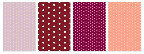 Polka dot pattern vector. Baby background. — Stock Vector