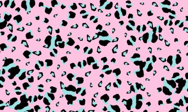 Leopar baskı tasarımı. Hayvan deri desen.