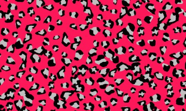 Leopar baskı tasarımı. Hayvan deri desen.