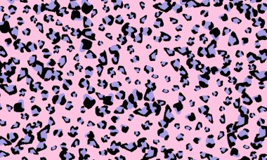 Leopar baskı tasarımı. Hayvan deri desen.