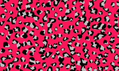 Leopar baskı tasarımı. Hayvan deri desen.