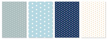 Polka dot tasarlamak vektör. Bebek arka plan.