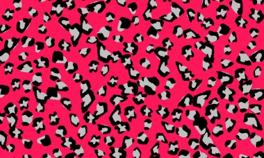 Leopar baskı tasarımı. Hayvan deri desen.