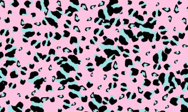 Leopar baskı tasarımı. Hayvan deri desen.