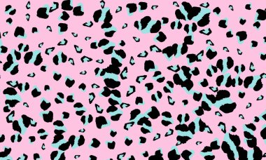Leopar baskı tasarımı. Hayvan deri desen.