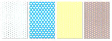 Polka dot tasarlamak vektör. Bebek arka plan.