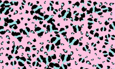 Leopar baskı tasarımı. Hayvan deri desen.