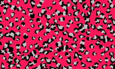 Leopar baskı tasarımı. Hayvan deri desen.