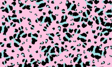Leopar baskı tasarımı. Hayvan deri desen.