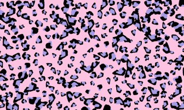 Pembe leopar baskı tasarımı. Hayvan deri desen.