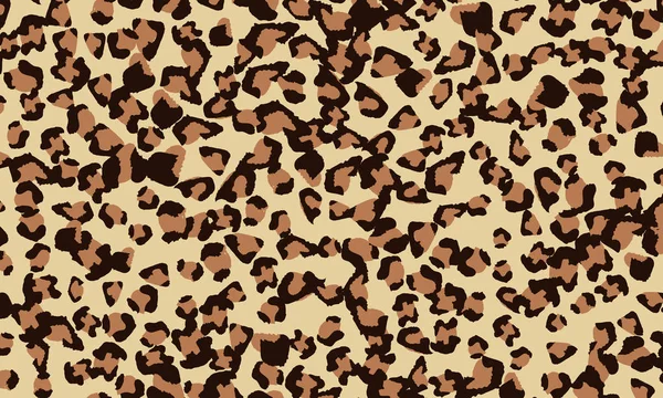 Diseño de estampado de leopardo. Patrón de piel animal . — Archivo Imágenes Vectoriales