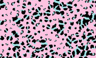 Leopar baskı tasarımı. Hayvan deri desen.