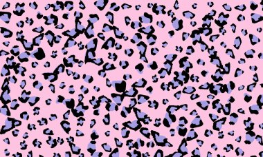 Pembe leopar baskı tasarımı. Hayvan deri desen.