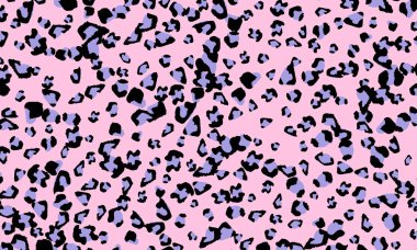 Pembe leopar baskı tasarımı. Hayvan deri desen.