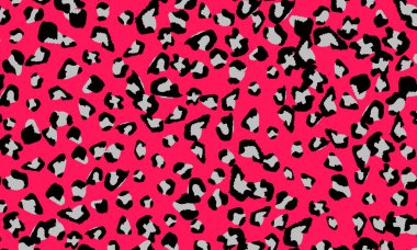 Leopar baskı tasarımı. Hayvan deri desen.