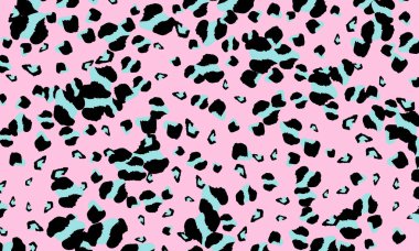 Leopar baskı tasarımı. Hayvan deri desen.