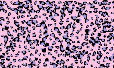 Pembe leopar baskı tasarımı. Hayvan deri desen.