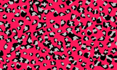 Leopar baskı tasarımı. Hayvan deri desen.