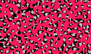 Leopar baskı tasarımı. Hayvan deri desen.