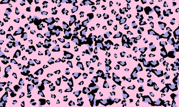Ροζ λεοπαρδαλέ σχέδιο εκτύπωσης. Ζωικό δέρμα μοτίβο. — Διανυσματικό Αρχείο