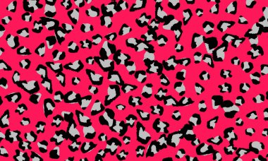 Leopar baskı tasarımı. Hayvan deri desen.