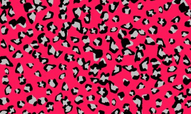 Leopar baskı tasarımı. Hayvan deri desen.