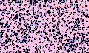 Pembe leopar baskı tasarımı. Hayvan deri desen.