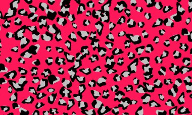 Leopar baskı tasarımı. Hayvan deri desen.