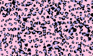 Pembe leopar baskı tasarımı. Hayvan deri desen.