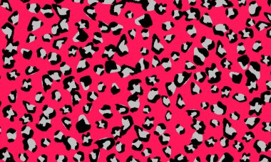 Leopar baskı tasarımı. Hayvan deri desen.