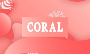 Mercan arka plan renk. Vektör.