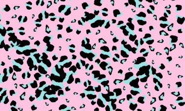 Leopar baskı tasarımı. Hayvan deri desen.
