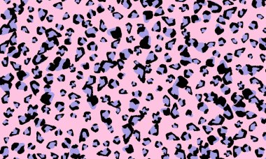Pembe leopar baskı tasarımı. Hayvan deri desen.