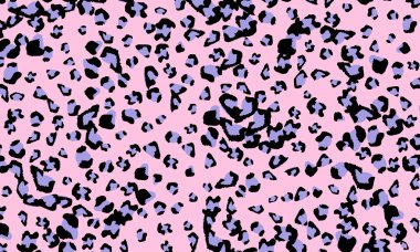 Pembe leopar baskı tasarımı. Hayvan deri desen.
