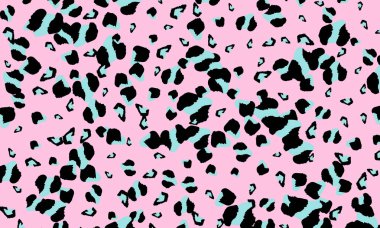 Leopar baskı tasarımı. Hayvan deri desen.