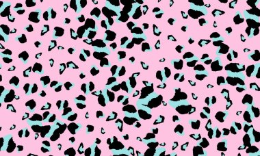 Leopar baskı tasarımı. Hayvan deri desen.