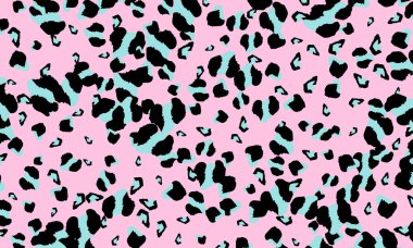 Leopar baskı tasarımı. Hayvan deri desen.